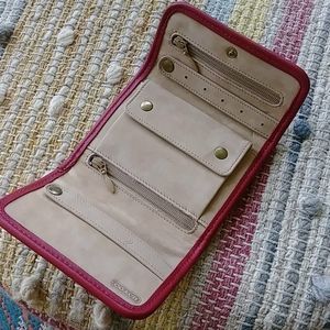 coach signature travel jewelry case